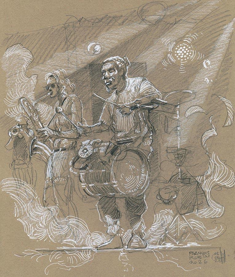 r900-260626-TooManyZooz-DavidParks Marquise Knox. 10 juillet 2018. Jazz à Vienne. François Robin